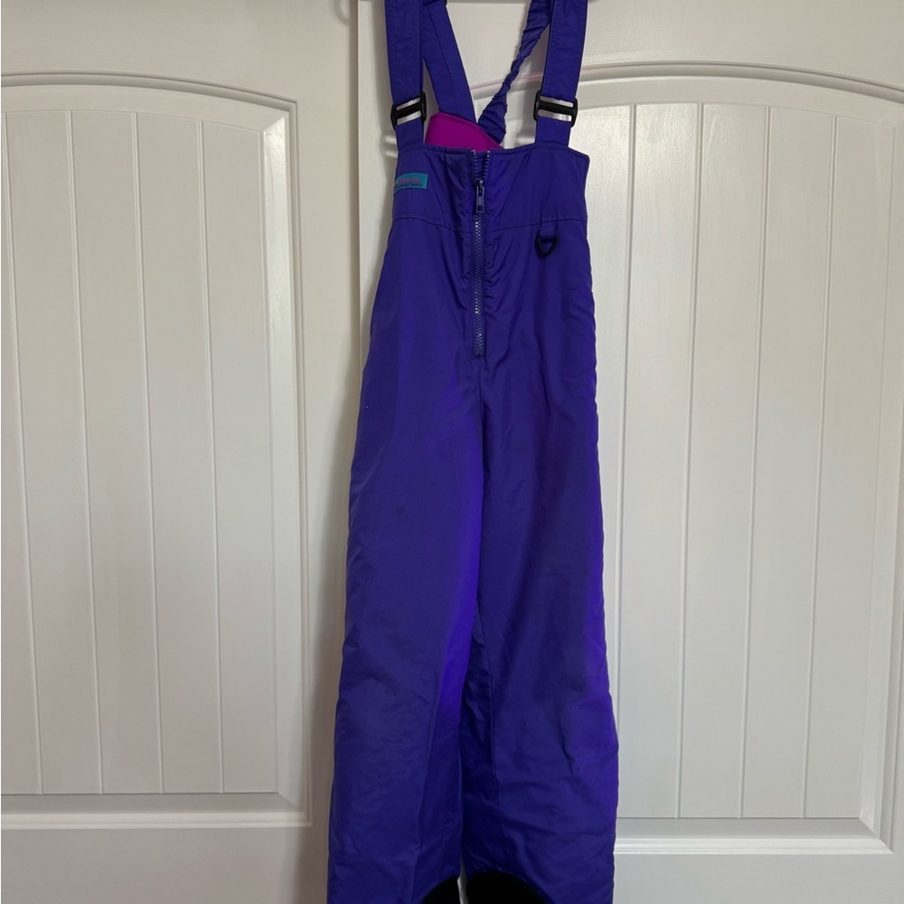 Vintage Columbia‎ Purple Jumpsuit Weather-Resistant Adjustable snowsuit snow